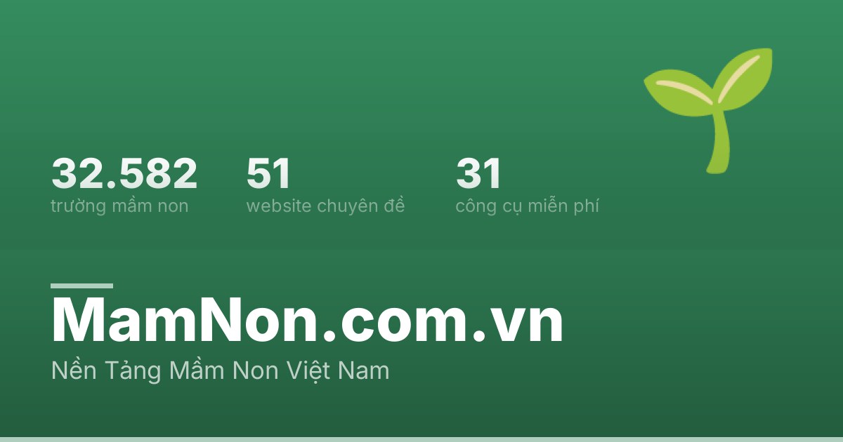 Tìm trường mầm non gần nhà: cách làm gọn trong một buổi tối