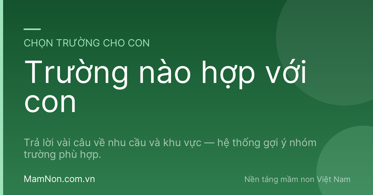 Hiểu Con — Trắc Nghiệm Cho Bé