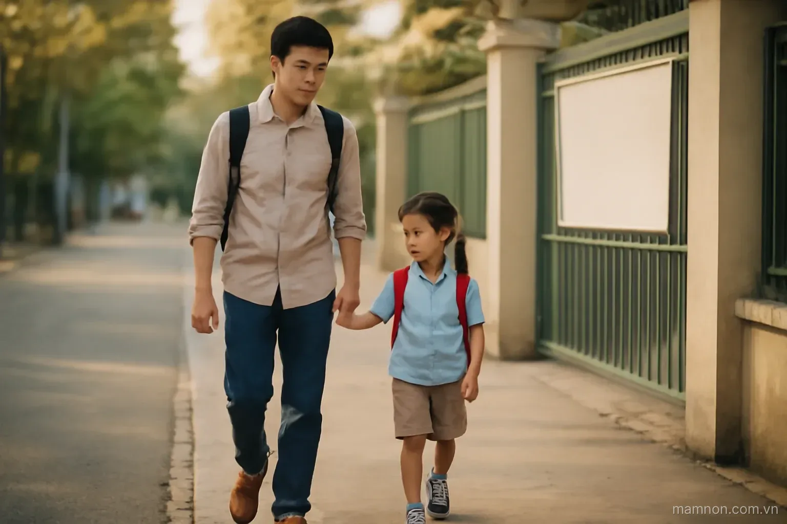 Con cứ đòi bế, không chịu tự đi