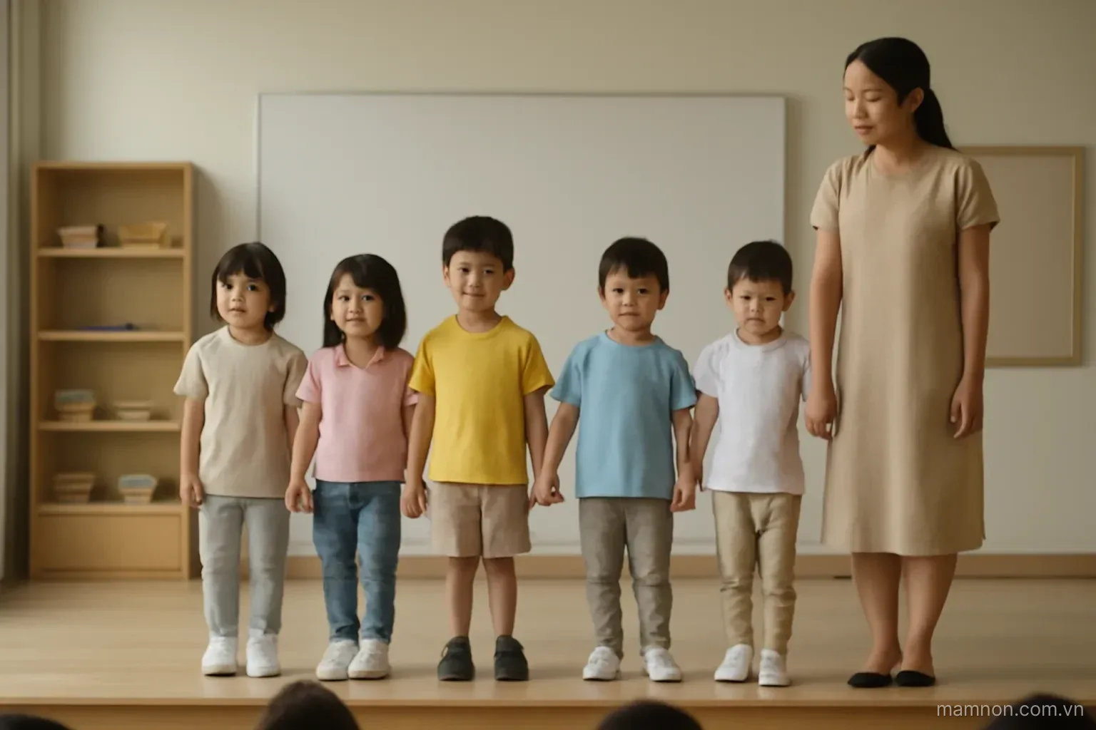 Con không chịu lên sân khấu ngày văn nghệ
