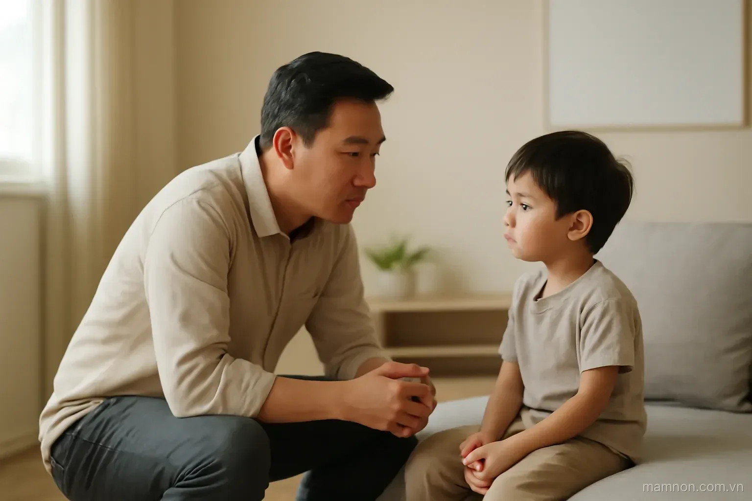 Con nói tục, nhại lời người lớn: xử trong ba mươi giây đầu