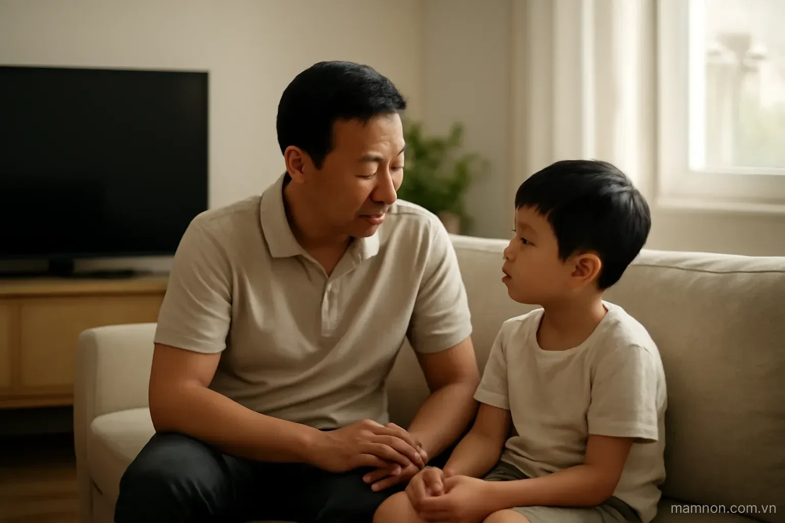 Con xem tin bão lũ, tai nạn: nói với con thế nào