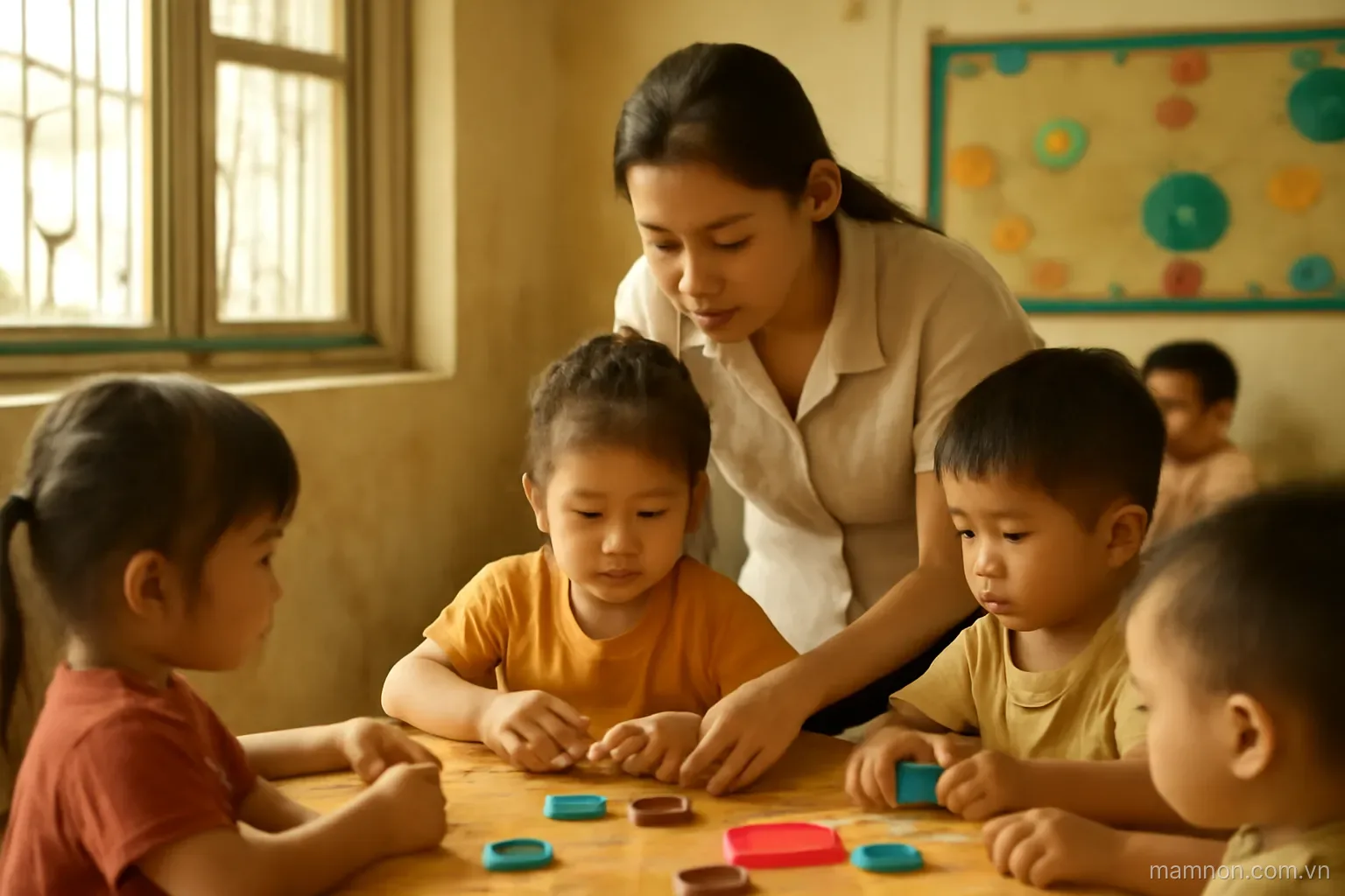 Giáo dục cảm xúc và kỹ năng xã hội trong chương trình mầm non