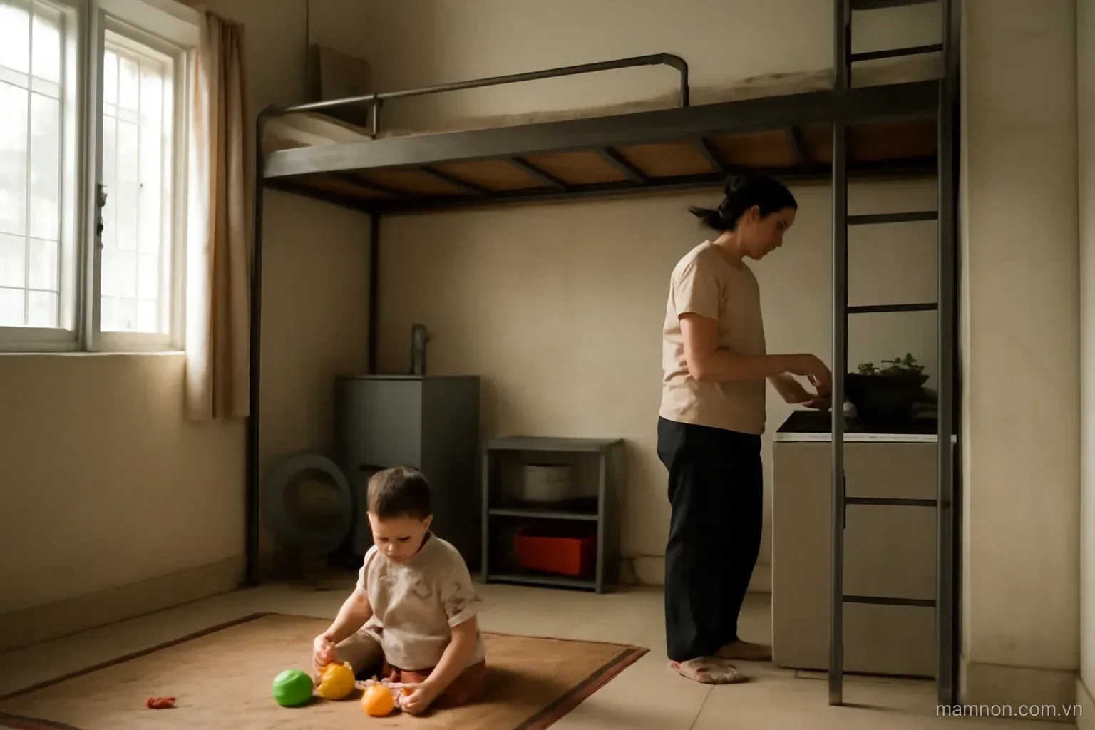 Nhà trọ và chung cư cũ: nuôi con nhỏ trong hai mươi mét vuông