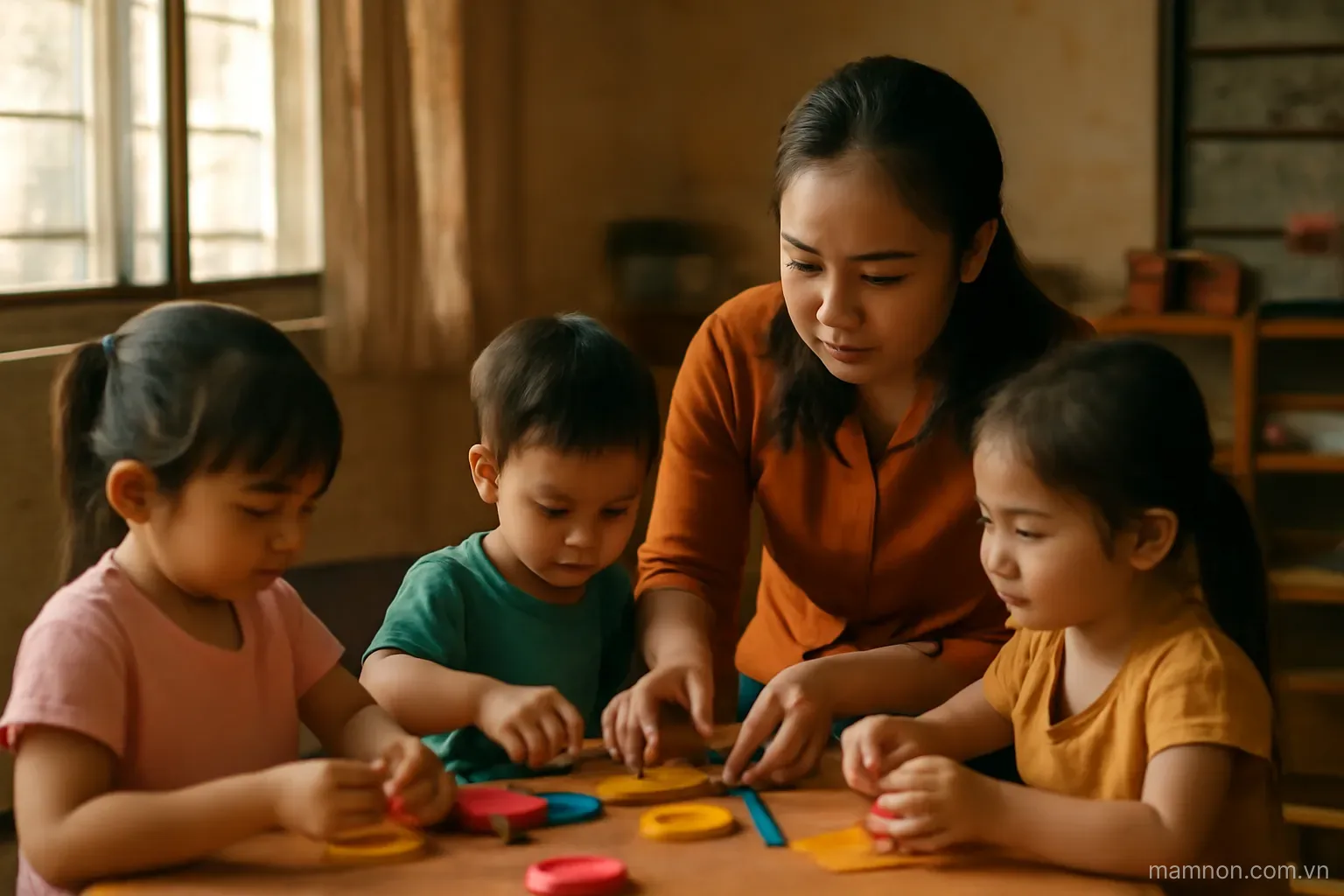 Xây dựng môi trường lớp học mầm non tích cực và kích thích phát triển