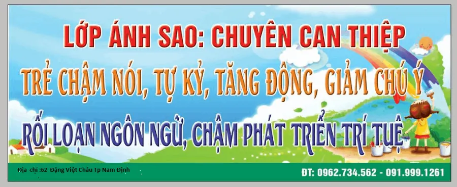 Lớp Trẻ Tự Kỉ, Chậm Nói, Tăng Động Ánh Sao Mai