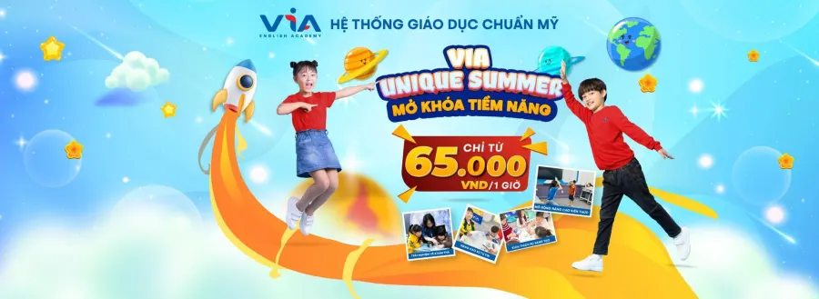HỆ THỐNG ANH NGỮ CHUẨN MỸ VIA - VIA ENGLISH ACADEMY