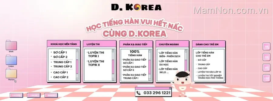 Trung tâm Tiếng Hàn D.Korea
