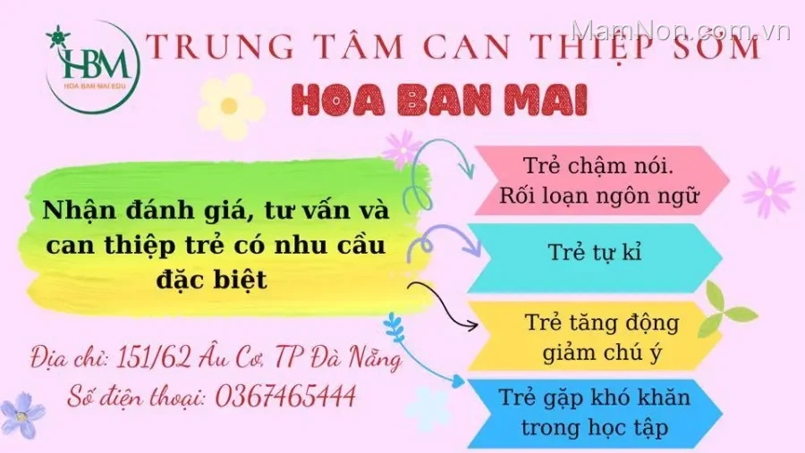 Trung Tâm Can Thiệp Sớm Hoa Ban Mai