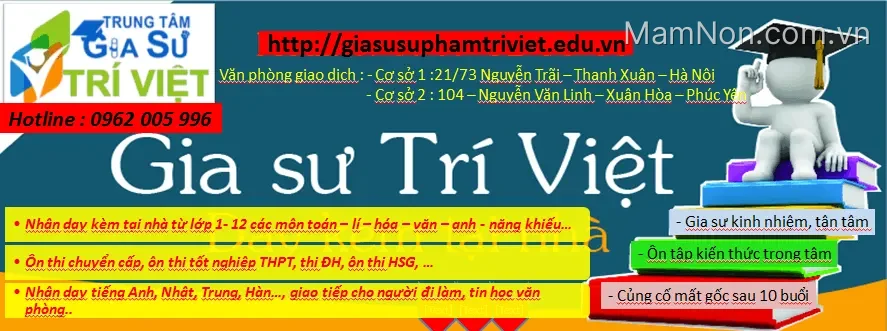 Trung Tâm Gia Sư Sư Phạm Trí Việt