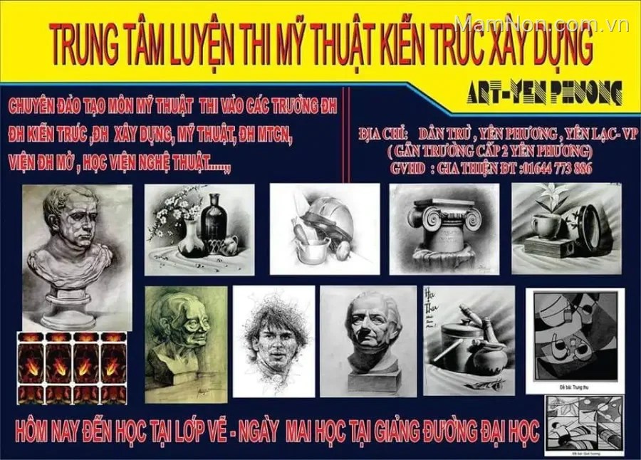 Lớp vẽ Thầy Thiện