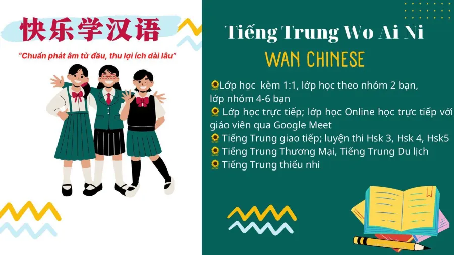 Trung tâm tiếng Trung Wo Ai Ni - Hiệp Phú, Thủ Đức
