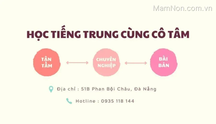 Tiếng Trung cùng cô Tâm