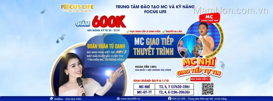 Trung Tâm Đào Tạo MC và Kỹ Năng (FOCUS LIFE)