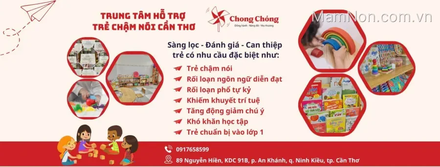 Trung tâm hỗ trợ trẻ chậm nói Chong Chóng
