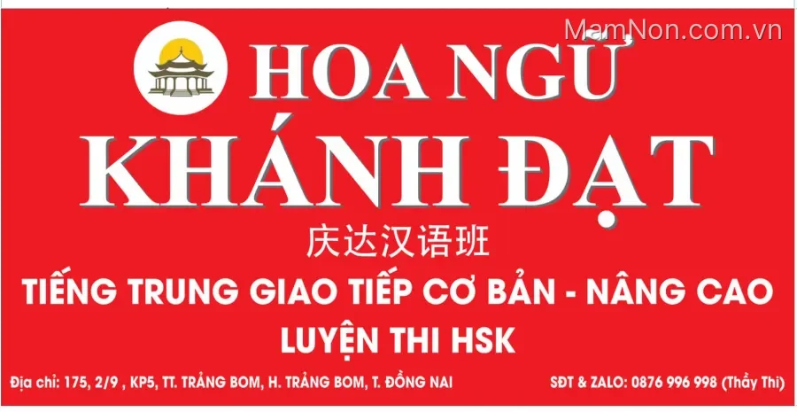 Trung tâm Hoa Ngữ Khánh Đạt
