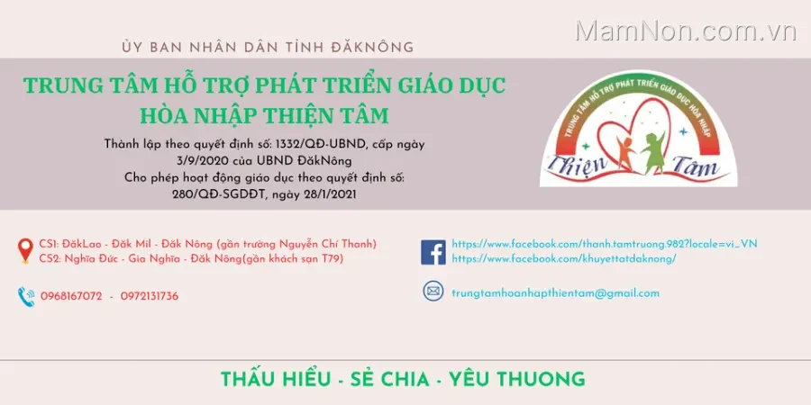 Trung tâm hỗ trợ phát triển giáo dục hòa nhập Thiện Tâm