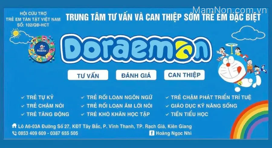 Trung tâm Can Thiệp Sớm Trẻ Đặc Biệt Doraemon