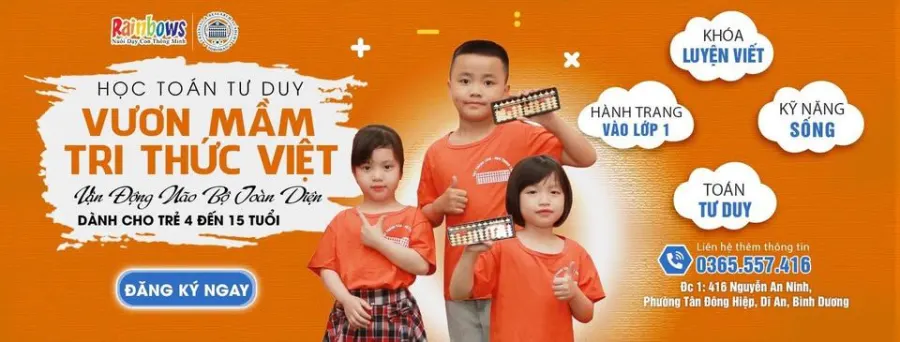 Trung tâm Toán Tư Duy Rainbows Âu Mỹ