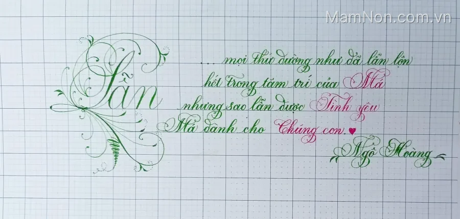 Lớp Luyện chữ đẹp Ngô Hoàng