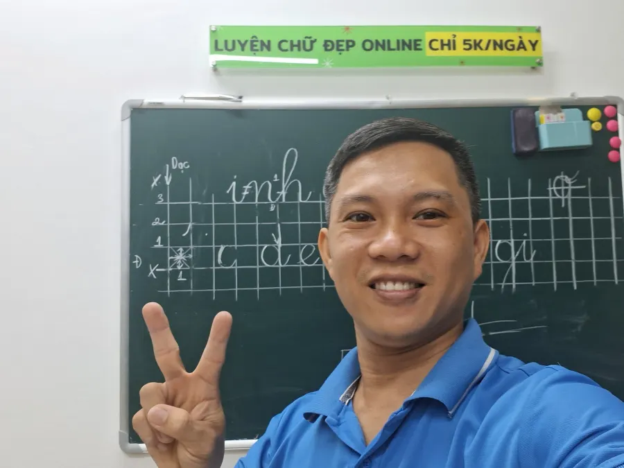 Lớp Luyện Chữ Đẹp Cùng Chú Cường