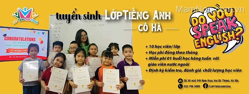 Lớp Tiếng Anh cô Hà