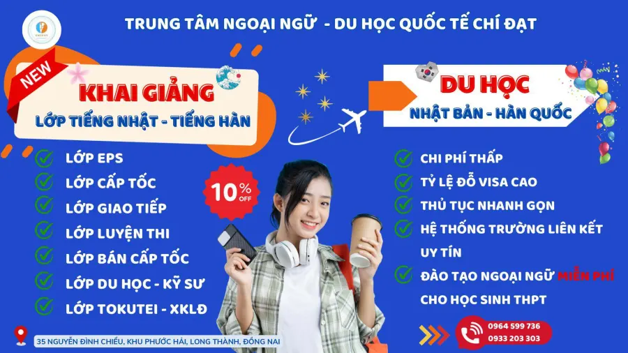 Trung tâm Ngoại ngữ và Du học quốc tế Chí Đạt