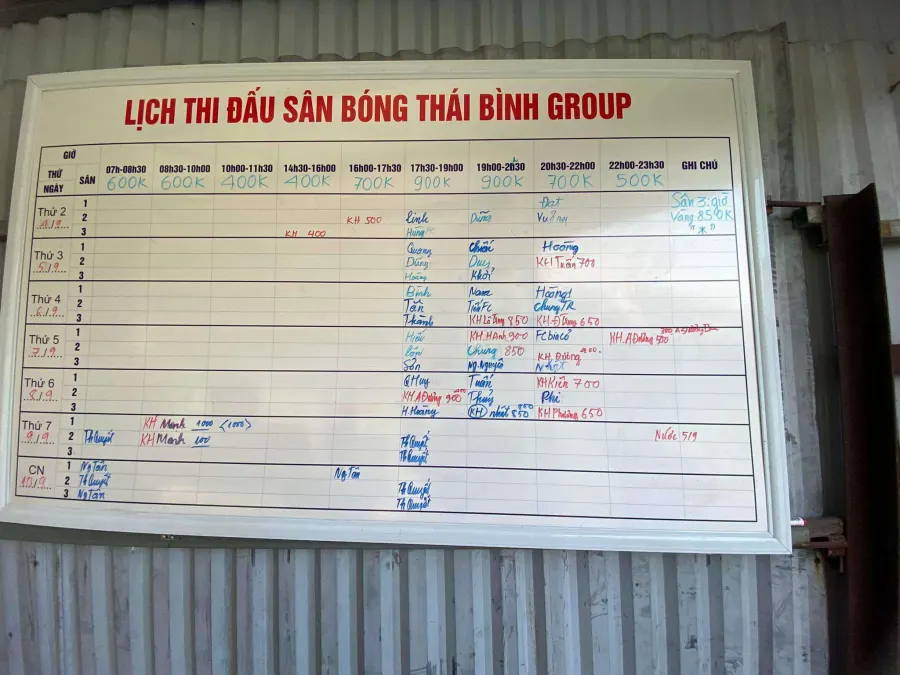 Sân bóng đá Thái Bình Group