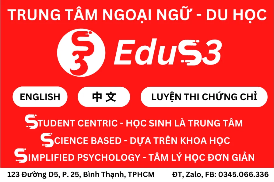 Trung tâm Ngoại ngữ - Du học EduS3
