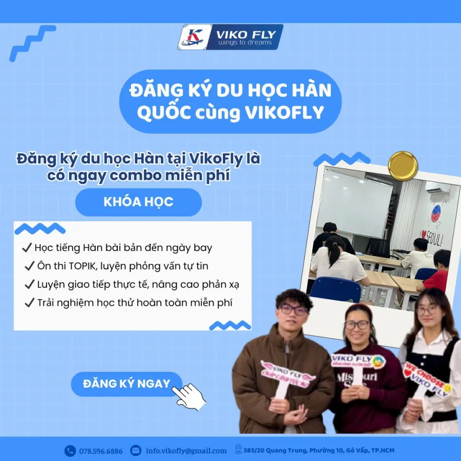 Trung tâm Viko Fly Du Học Hàn Quốc và Mỹ