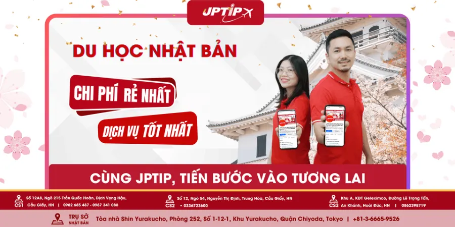 Trung tâm JPTIP Tiếng Nhật - Du học Nhật Bản