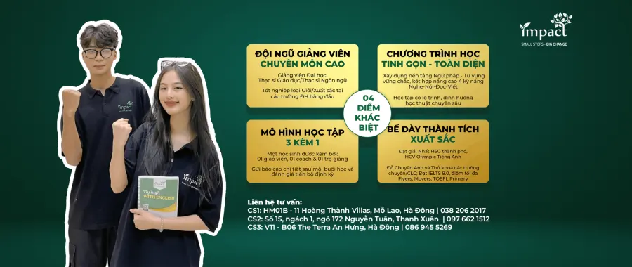 Trung tâm Tiếng Anh Impact English - Cơ sở 2