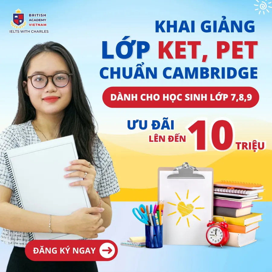 Trung tâm IELTS with Charles - British Academy Vietnam - Cơ sở 1