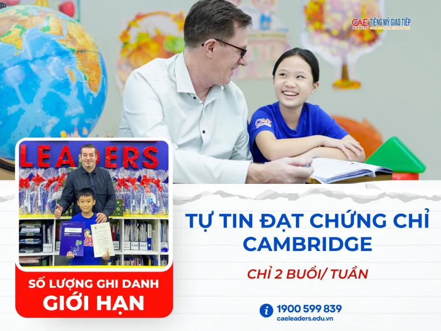 Trung tâm CAE Leaders - Tiếng Mỹ Giao Tiếp