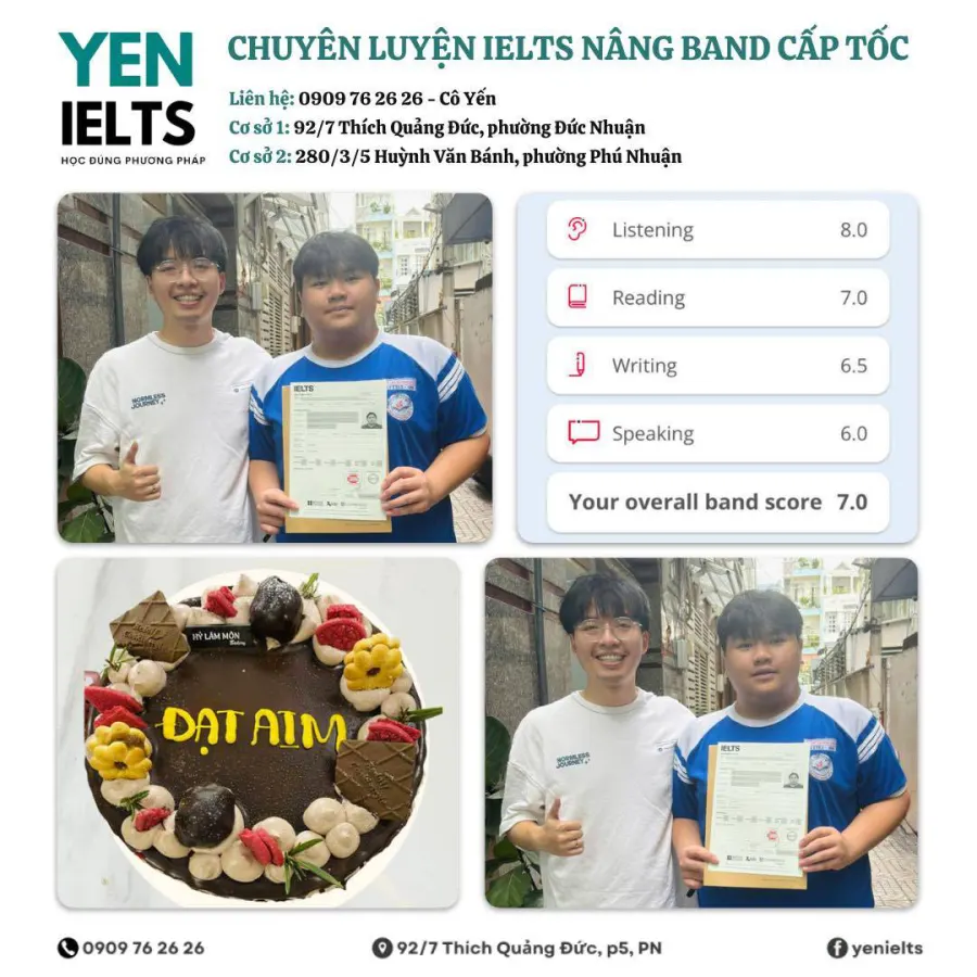 Trung tâm Yến IELTS