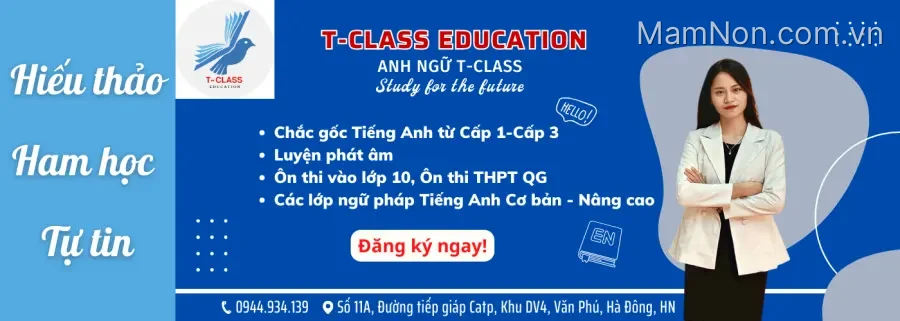 Lớp Tiếng Anh Ms. Linh Elena T-Class