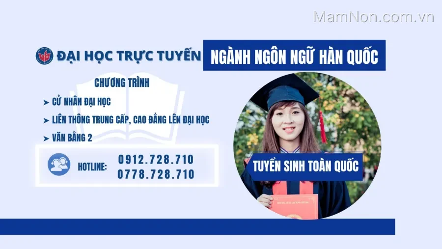 Đại học trực tuyến ngành Ngôn ngữ Hàn Quốc