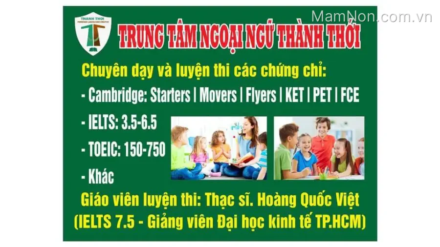 Trung tâm Ngoại Ngữ Thành Thới