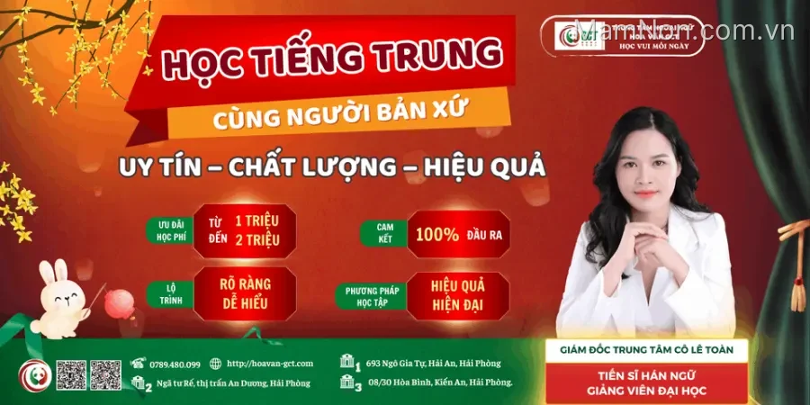 Trung tâm Tiếng Trung Hoa Văn GCT