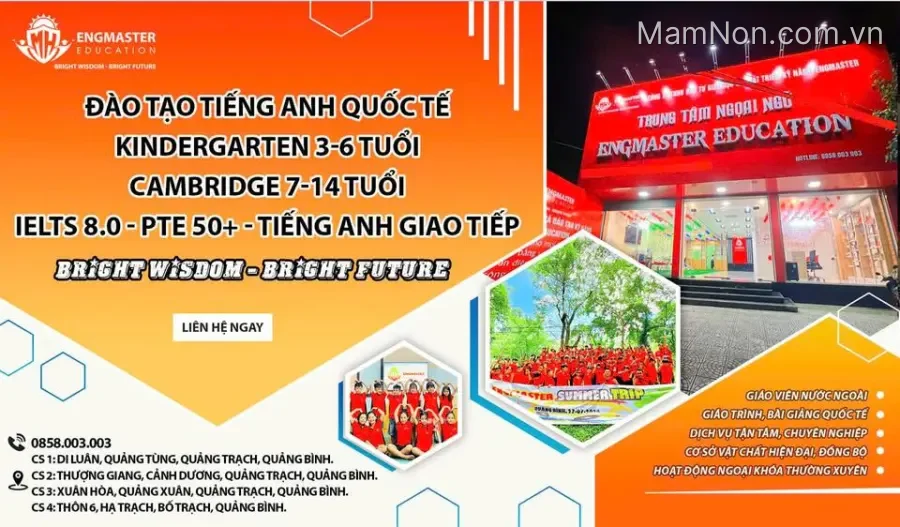 Trung tâm Ngoại Ngữ & Đào Tạo Kỹ Năng Engmaster Education - Cơ sở 4