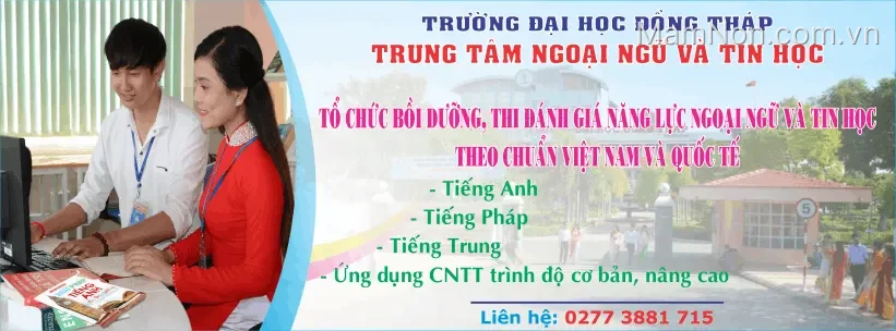Trung tâm Ngoại ngữ và Tin học - Trường Đại học Đồng Tháp