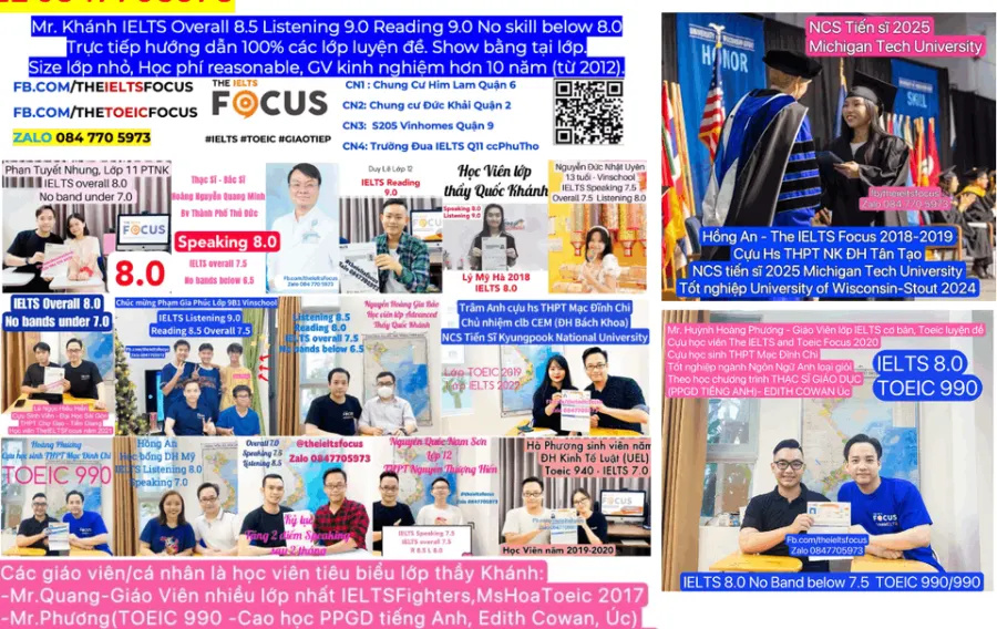 Trung tâm The IELTS FOCUS