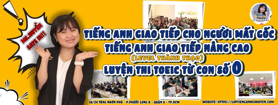 Lớp Tiếng Anh cô Huyền