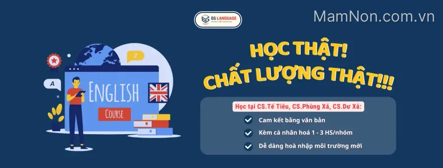 Trung tâm EG Language - Học Thật, Chất Lượng Thật