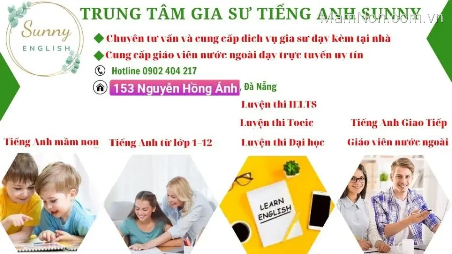 Trung tâm Gia sư Tiếng Anh Sunny