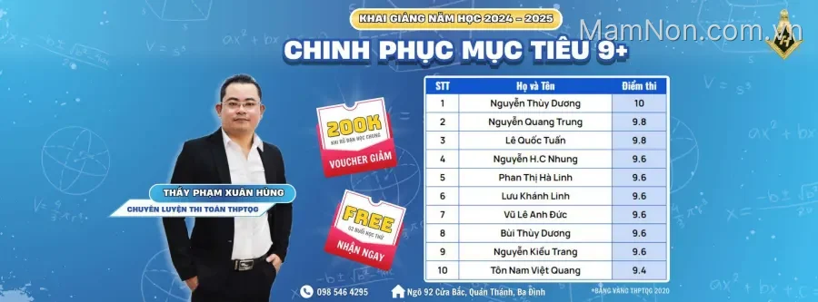 Lớp Toán Thầy Hùng