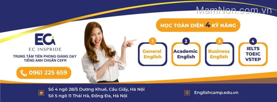 Trung tâm EC Inspride - Tiếng Anh Chuẩn CEFR