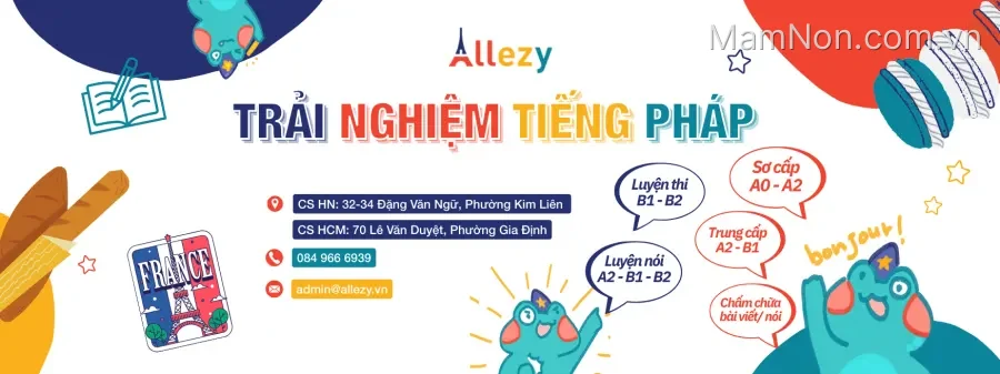 Trung tâm Allezy - Trải Nghiệm Tiếng Pháp