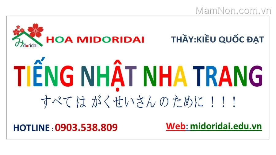 Trung tâm Tiếng Nhật Nha Trang Hoa Midoridai