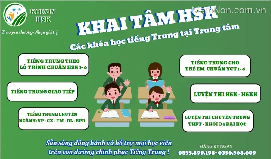 Trung tâm Ngoại Ngữ Khai Tâm HSK